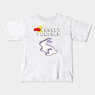 Neon Rabbit of the Future With the shows title on it Kids T-Shirt